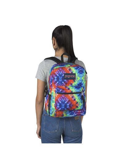 ◆jansport◆ CROSSTOWN REDMULTI HIPPIE DAYS JS0A47LW9TC Mochila Cross Town Red/Multi Hippie Days - jansport