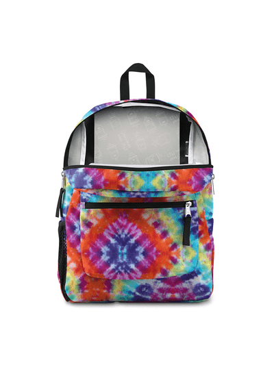 Mochila Cross Town Red/Multi Hippie Days - jansport