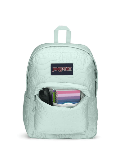 Mochila Jansport Superbreak Plus FX Fresh Mint Daisy Daydream